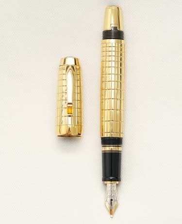 Bút máy Montblanc Boheme Solitaire Gold Plated Citrine Line 18K B 