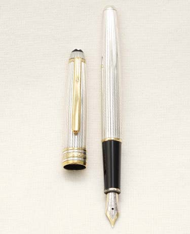 Bút máy Montblanc Meisterstuck Solitaire Classic Sterling Silver 18K F 