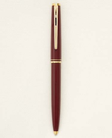 Bút bi Montblanc No 280 Burgundy Clip Lever Ballpoint Pen 