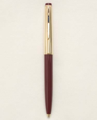 Bút bi Montblanc No 78 Clip Lever Burgundy & Rolled Gold Cap Ballpoint Pen