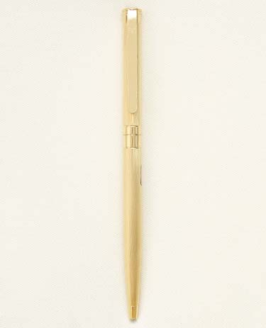 Bút bi Montblanc Noblesse Oblige Gold Pinstripe Ballpoint Pen
