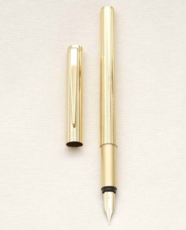 Bút máy Montblanc Noblesse Slimline Gold Plated 14K M