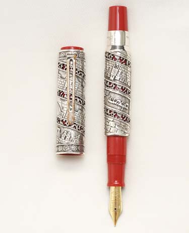 Bút máy Omas Jerusalem 3000 Sterling Silver Limited Edition 18K M