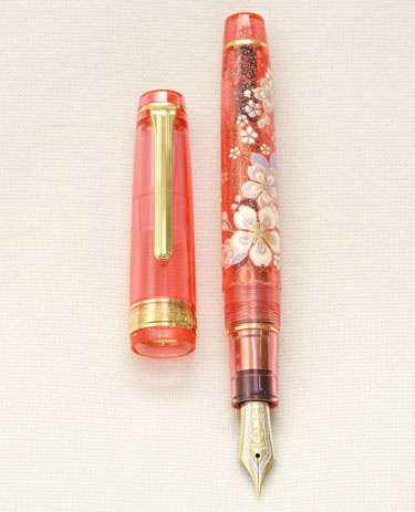 Bút máy Sailor Professional Gear Maki-e Sakura Lacquer Glossy Limited Edition 21K H-M