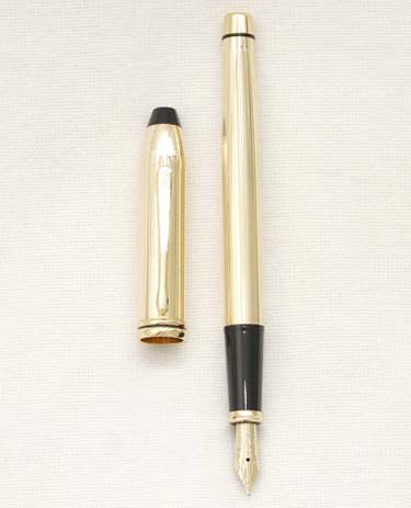 Bút máy Cross Townsend 18 Karat Gold Filled 14K F 