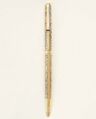 Bút bi Sheaffer Imperial Grapes & Leaves 12K Rolled Gold Plated Ballpoint Pen