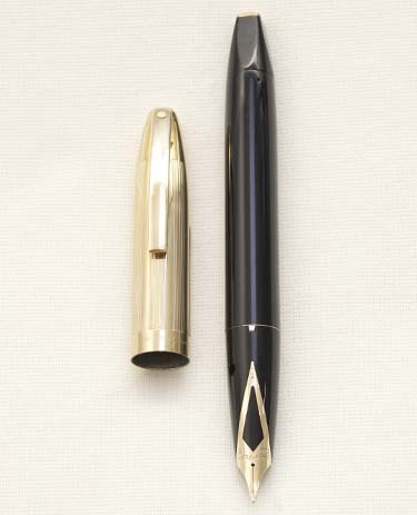 Bút máy Sheaffer PFM V Black & Gold Filled Cap 14K F
