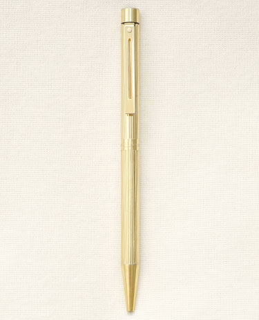 Bút bi Sheaffer Targa 1005 Gold Fluted Ballpoint Pen