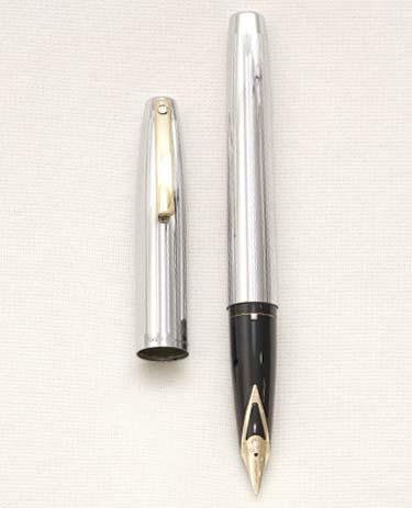 Bút máy Sheaffer Triumph Imperial 506XG Straight Lined Chrome 14K F